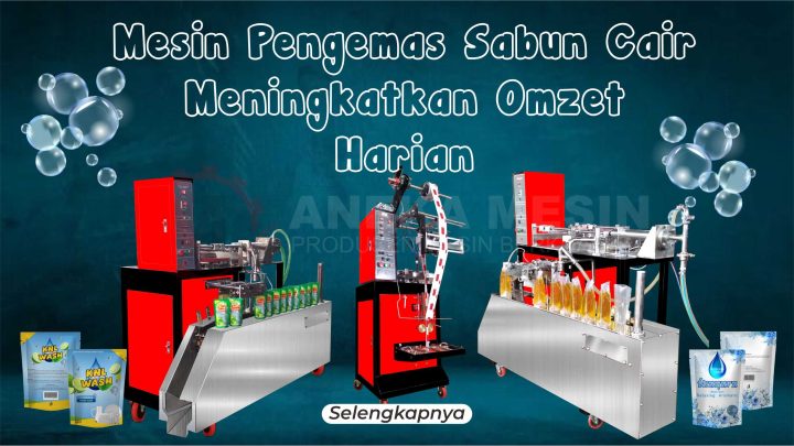 mesin pengemas sabun cair