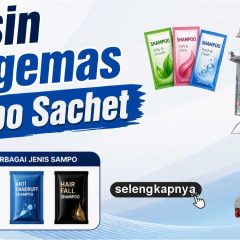 mesin pengemas sampo