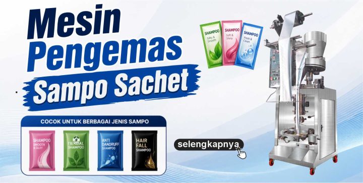 mesin pengemas sampo