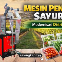 mesin pengemas sayuran