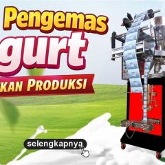 mesin pengemas yogurt