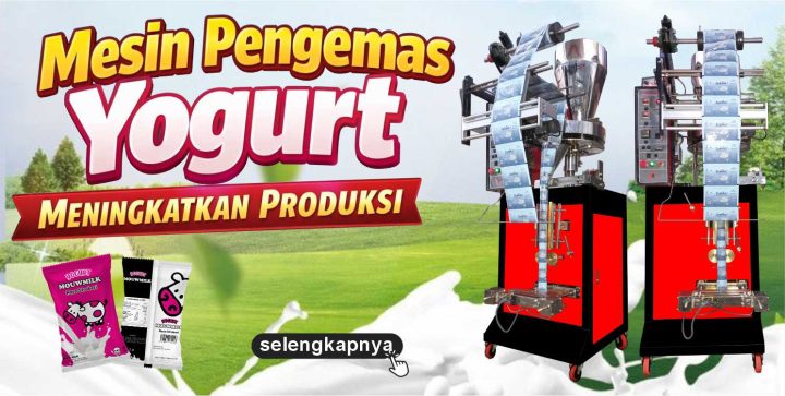 mesin pengemas yogurt