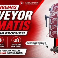 mesin pengemas conveyor otomatis