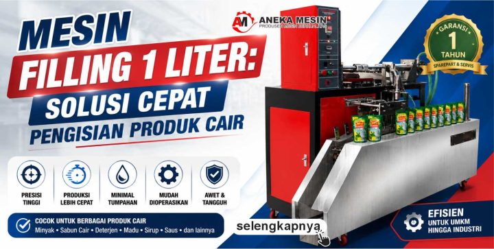 mesin filling 1 liter