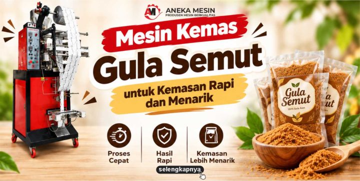 mesin kemas gula aren