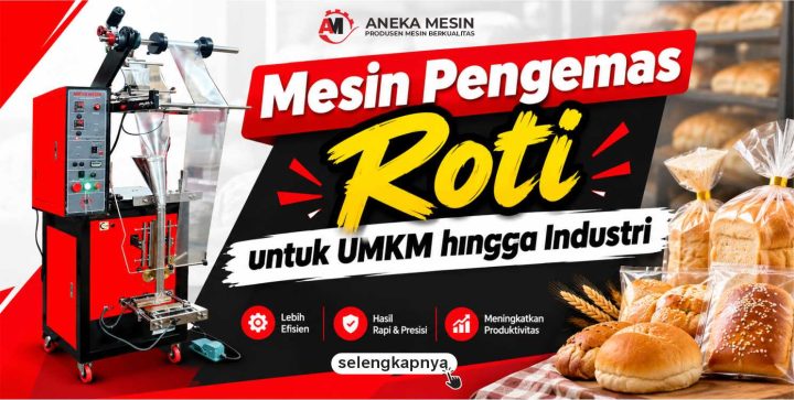 mesin pengemas roti