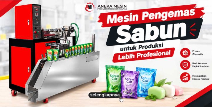 mesin pengemas sabun
